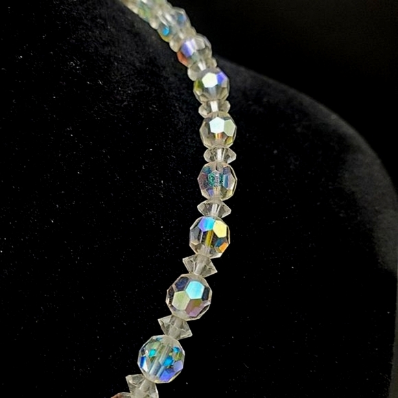 Vintage Coro Rhinestone Crystal Necklace - Picture 2 of 5